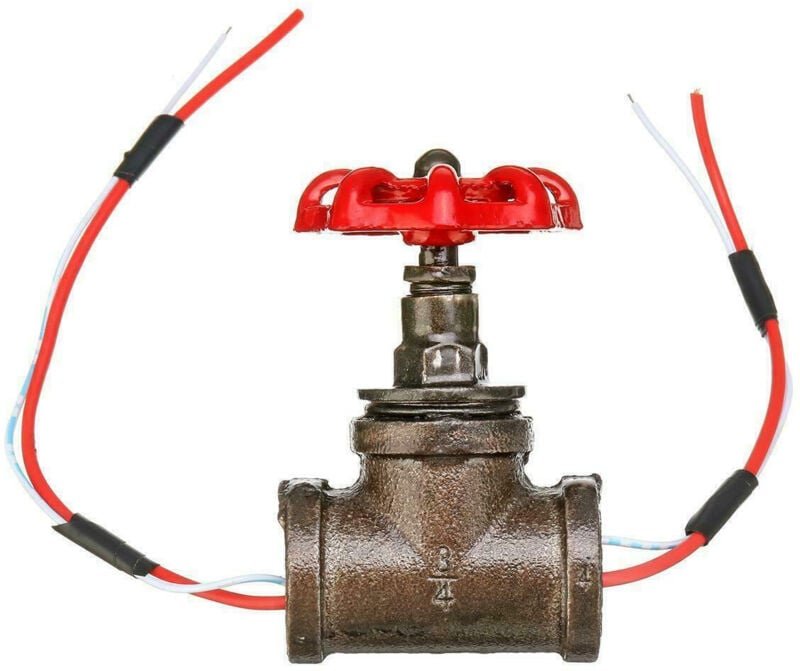 Vintage 3/4in Interrupteur de lumière rotative de la soupape d'arrêt Interrupteur de la lampe de la vanne Interrupteur d...