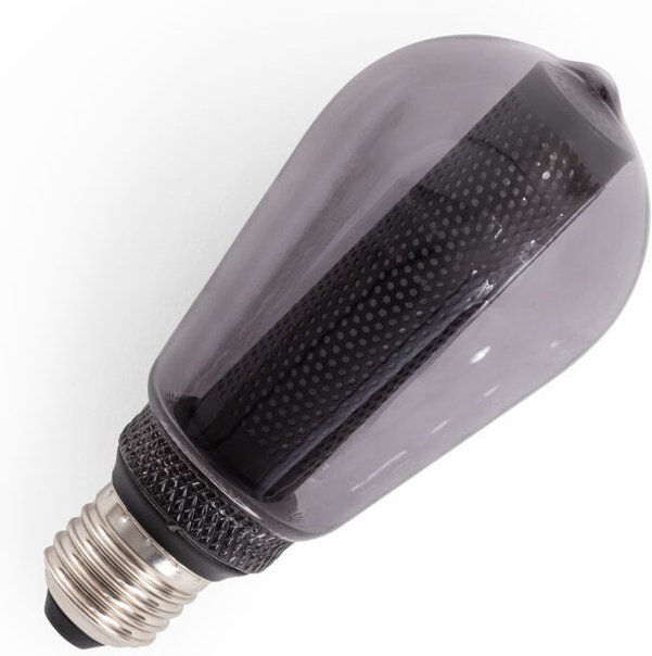 LED Glühbirne Filament E27 3W 100 lm ST64 Smoke No Flicker 1800K Superwarm