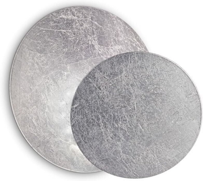 Ideal Lux - tick - Integrierte LED-Innenwandleuchte 1 Light Silver 3000K