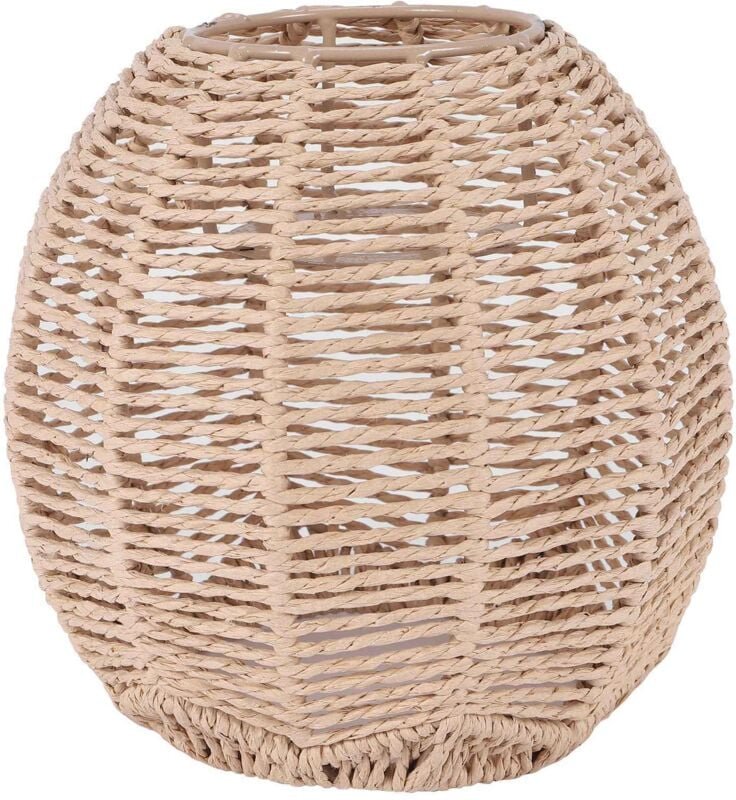 Home Beleuchtung Rattan Lampe Abdeckung Handarbeit Gewebt Kronleuchter Retro Lampenschirm Homestay Dekorative