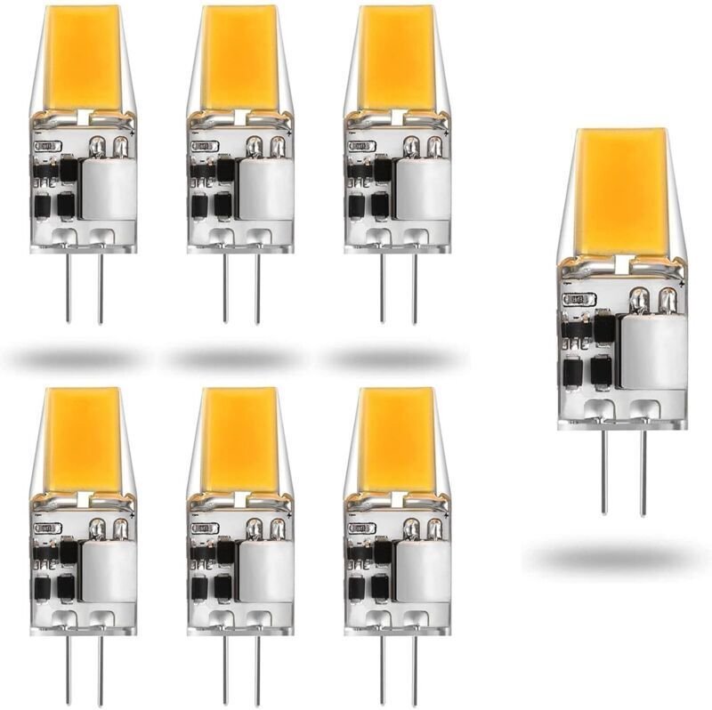 G4 5W 41mm LED-Lampe – 12V, Warmweiß 3000K, entspricht 50W Halogen, 6er-Pack, Beleuchtung