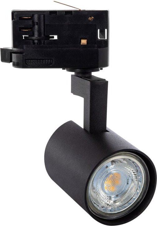 Efectoled - 3-Phasenstromschiene Strahler Jiuk für Glühbirne GU10 Schwarz