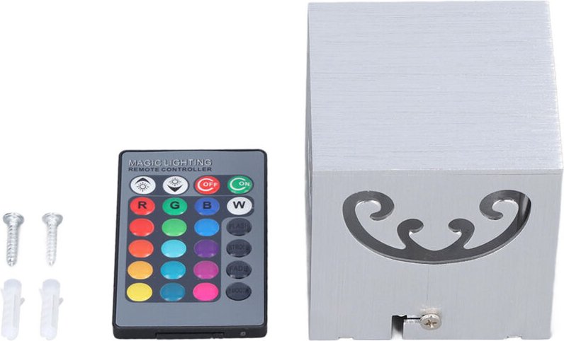 Aluminium-Wandleuchte RGB-Wandleuchten Quadratisches Ktv-Rgb-Hintergrundlicht für Flur-Gang-Stufenleuchten-Wandleuchten