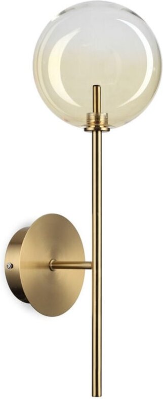 Equinoxe Wandleuchte mit Schirm Bernstein - Ideal Lux