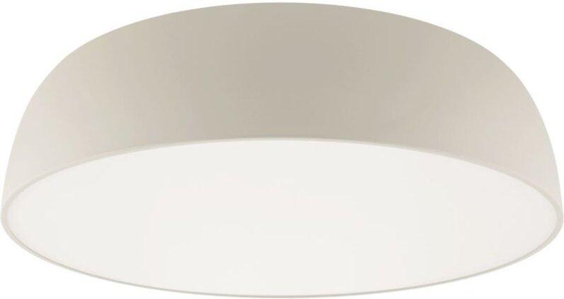 Deckenleuchte Grau Weiß Metall E27 Ø 58 cm rund Deckenlampe innen