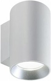 Thumbnail - Moderne Aluminium-Wandleuchte mit transparentem Glasdiffusor, warmweißes Licht, 40W, 4242 Lumen
