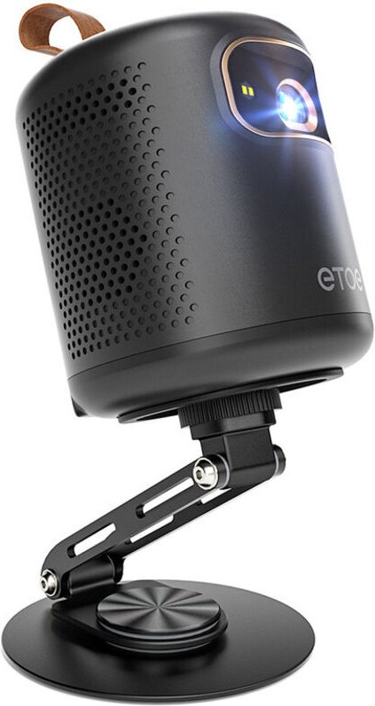 ETOE Dolphin Projektorhalterung – Kompakt & Leicht (240 g) – 360°/180°/±45° Verstellbereich – Rutschfester Standfuß – Al...