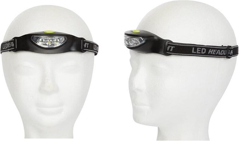 Set led Stirnlampen extra hell zum Joggen & Camping, Batteriebetrieben