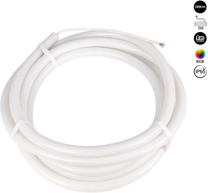 Barcelona Led - led Neon Schlauch 360° rund rgb - ø 22 mm - 5 Meter - 24V dc-