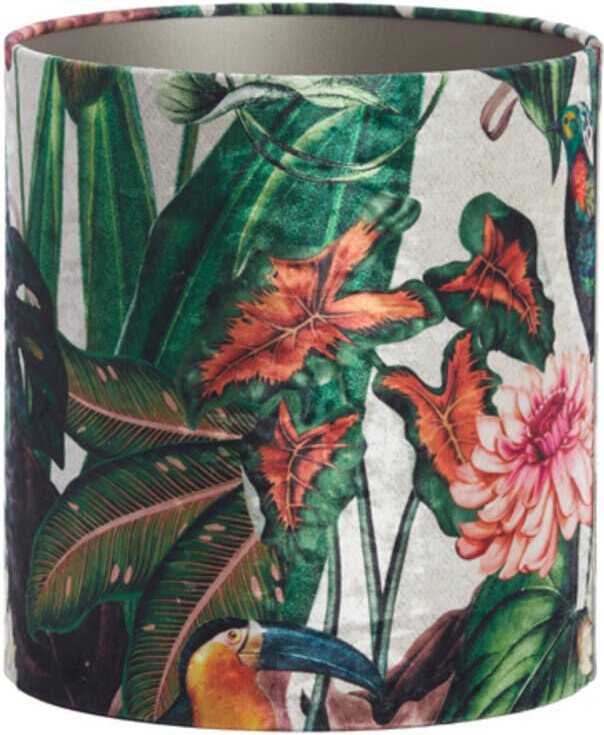 Light & Living - lampenschirm - Dahlia - grün - textil - Ø 25cm -