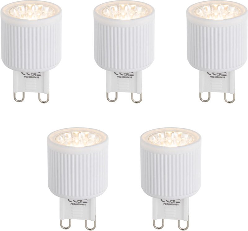 5er Set G9 24mm LED-Glühbirnen 3W 300lm 2700K