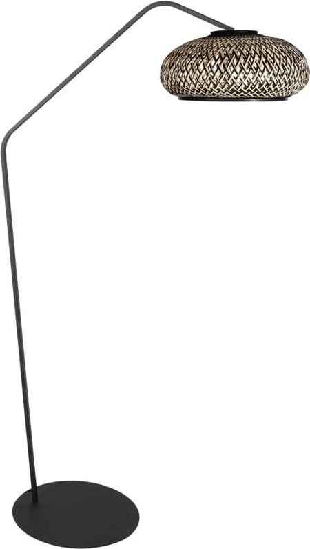 Anne Lighting - stehlampe - ZigZag - natürlich schwarz - bambus