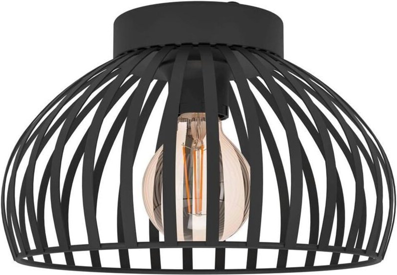 Eglo Deckenleuchte Mogano 3 schwarz Ø 28 cm Deckenlampen & Kronleuchter