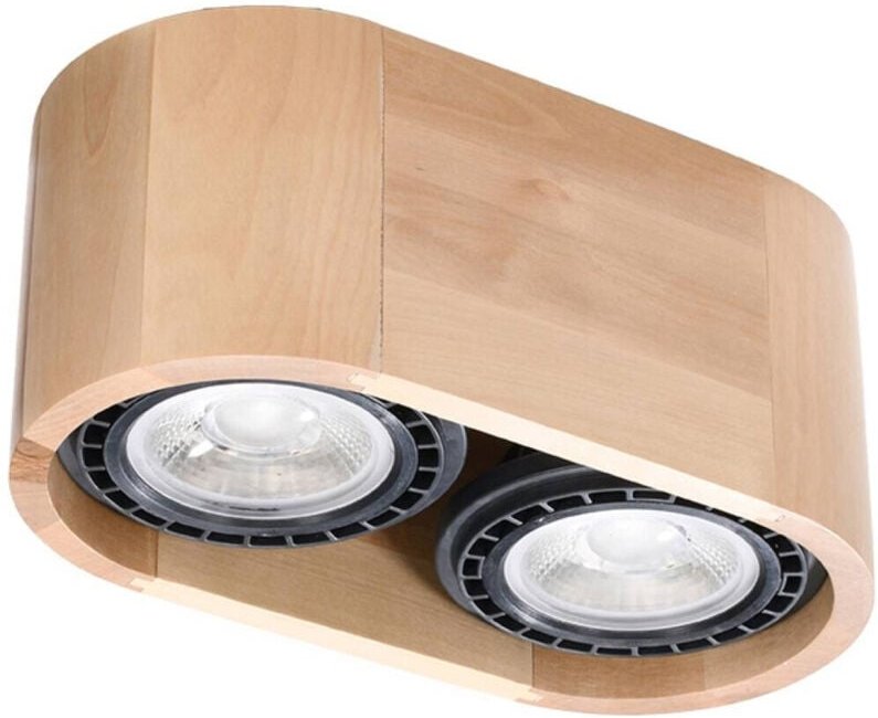 Deckenleuchte Basic 2xGU10 Neutralweiß 27cm Sollux