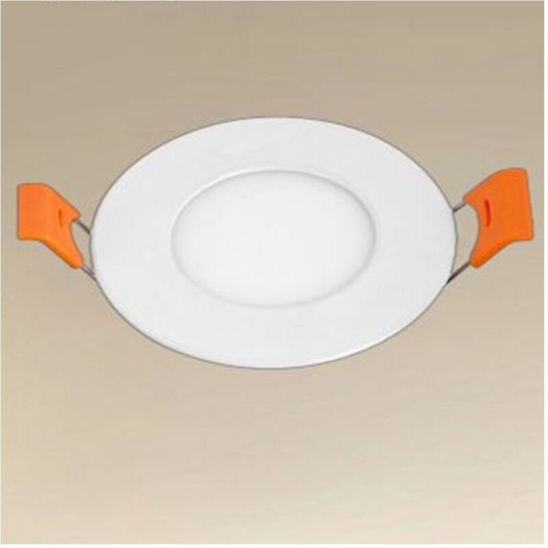 Trade Shop Traesio - Trade Shop - 3 watt einbau-led-panel rund weiss Ø85MM licht 3000K-6500K IP20 00014 -