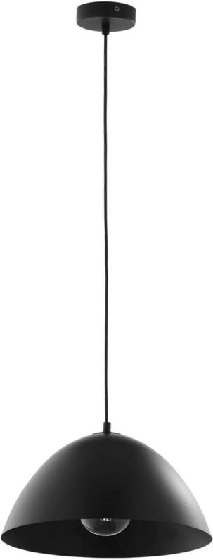 TK Faro 34cm Kuppel-Pendelleuchte, schwarz, 1xE27