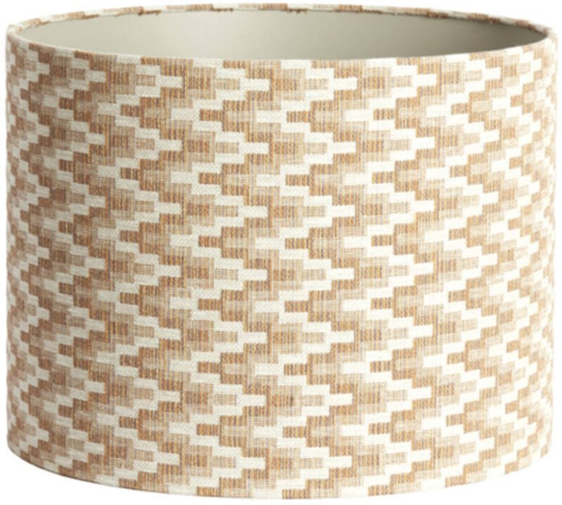 Light & Living - lampenschirm - Jinx - braun - textil - E27 -