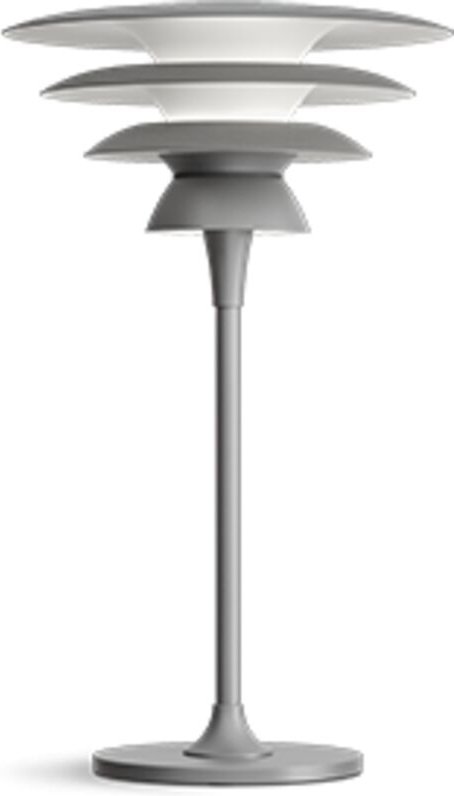 Thumbnail - DaVinci ii 30cm Moderne Tischlampe Oxidgrau, Einschaltkabel 1x G9