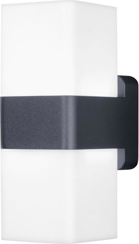 LEDVANCE SMART+ CUBE MULTICOLOR Updown 4058075478077 LED-Außenwandleuchte 13.5 W Dunkelgrau, Weiß