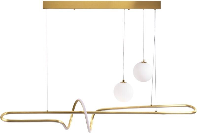 Toolight - led hängeleuchte LHJ039-CP 110 gold, brush gold