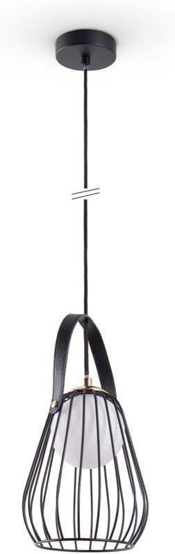 Paco Home - Pendelleuchte Wohnzimmer Vintage G9 Käfigleuchte Esszimmer Metall Industrial Pendelleuchte, Schwarz