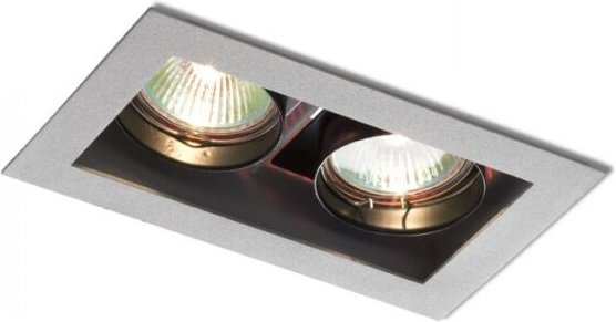 Mone ii Einbaustrahler Silbergrau 12V GU5,3 2x50W