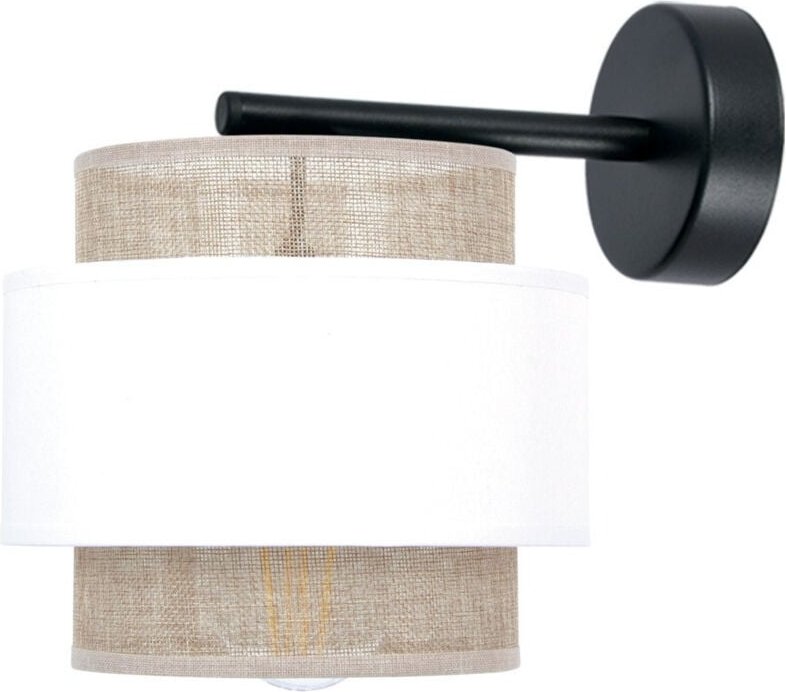 K-5274 CEZAR Wandleuchte mit doppeltem Lampenschirm Kaja