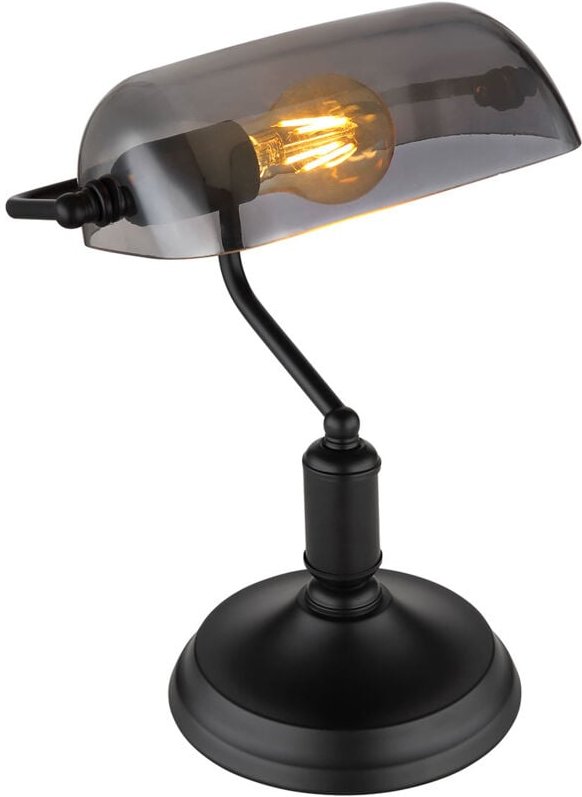 Thumbnail - Tischlampe - Antique - schwarz - metall - - Globo