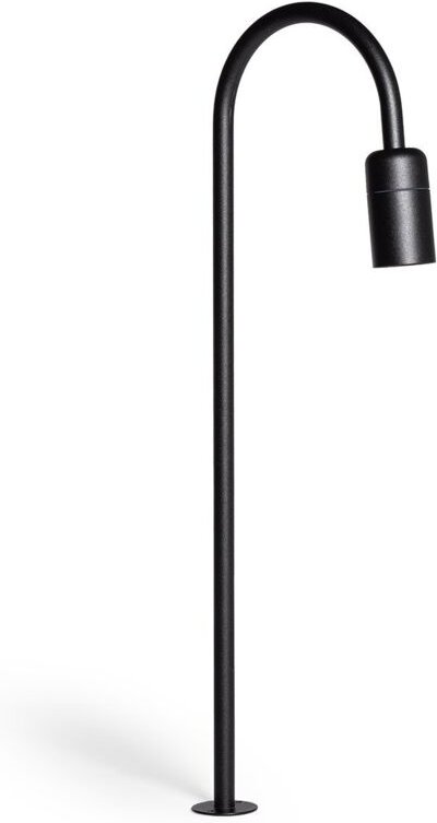 LED Wegeleuchte für außen 4W 60 cm mit Erdspiess Garmil Mattschwarz