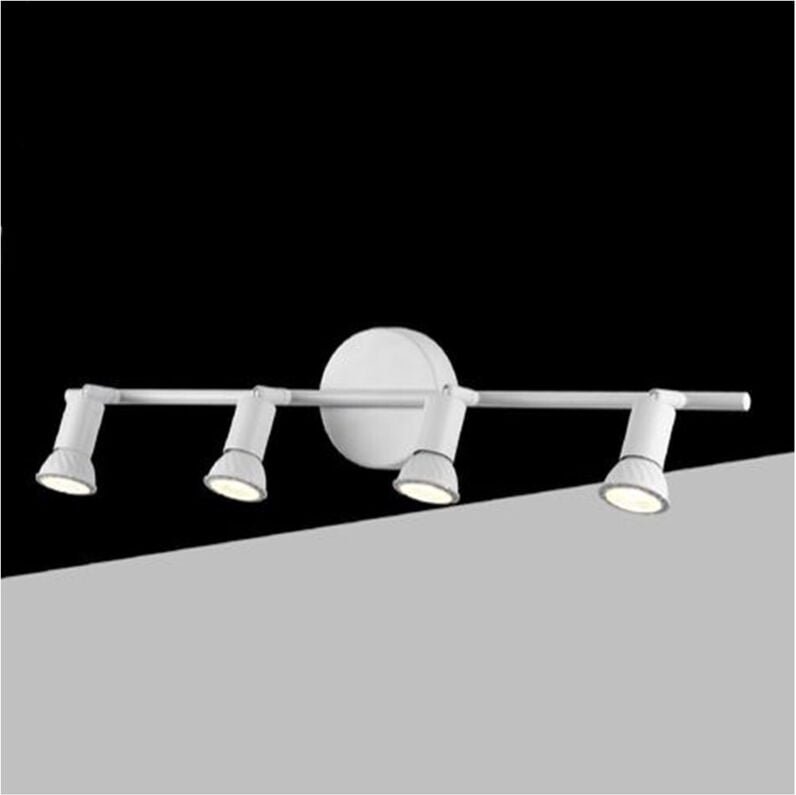 Thumbnail - Trade Shop - copy of FARETTO SPOT LED ORIENTABILE DA SOFFITTO C72-B2 2XGU10 MAX.10W IP20 BIANCO DESIGN MODERNO -