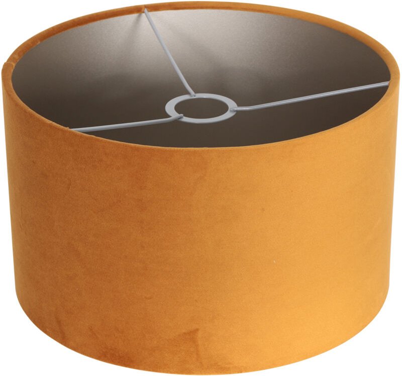 Steinhauer - lampenschirm - Shade - gold - veloursstoff - ø 30cm