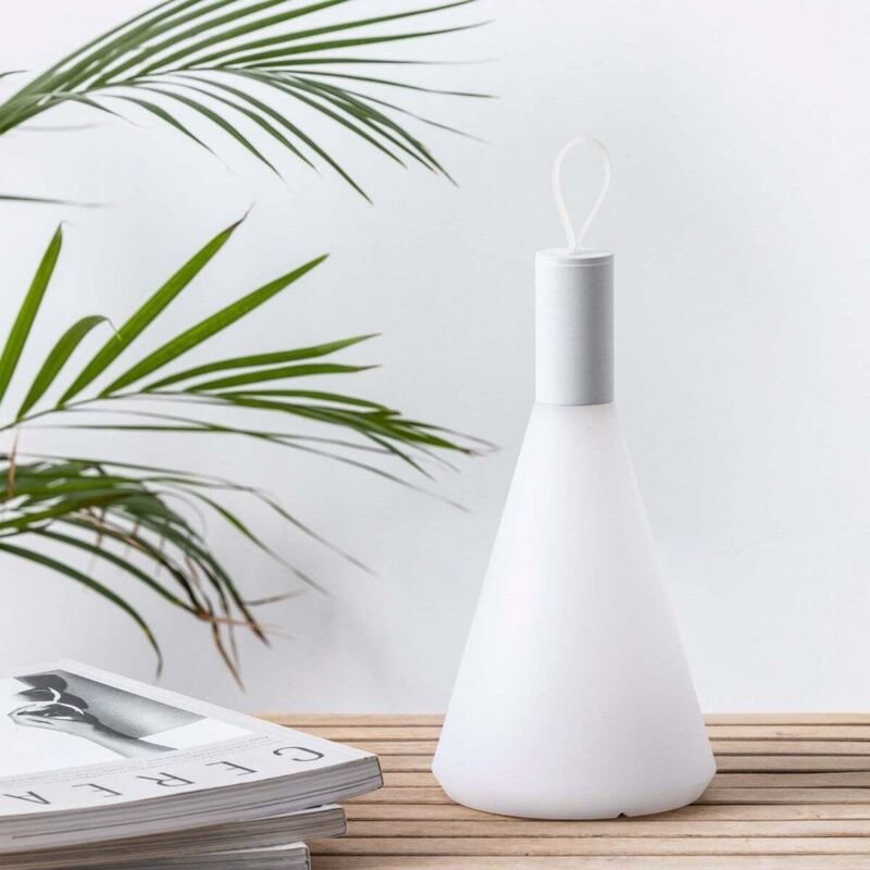 JUDAB tragbare wiederaufladbare RGB-Lampe Weiß