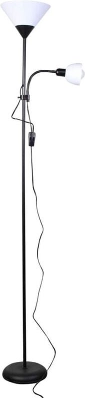 Lisa schwarze Stehlampe mit zwei Lichtern