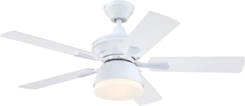 Outdoor Deckenventilator Nevada Weiß mit Licht