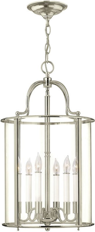 Gentry - 6 Candle Large Pendelleuchte - Nickel poliert - Elstead