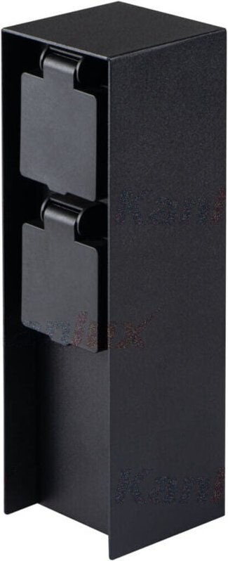 Elektrischer Gartenpfosten mit 2x IP44 Steckdosen DASTO Kanlux 36585