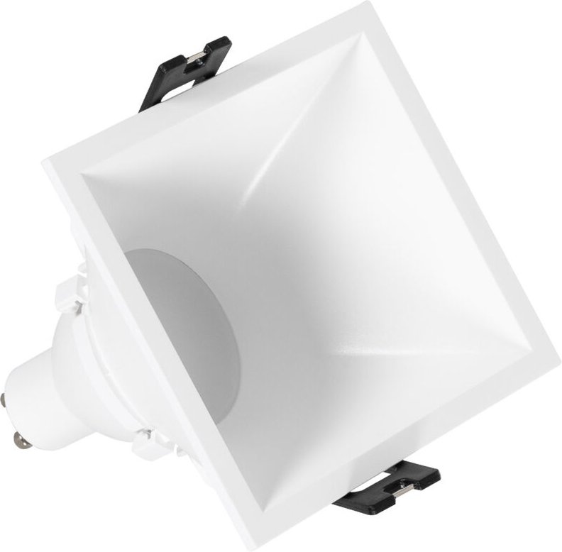 Downlight Einbaustrahler Eckig 45º GU10 6W Schnitt 85x85 mm Niedriger UGR PC No Flicker 6500K Weiß Kaltweiß