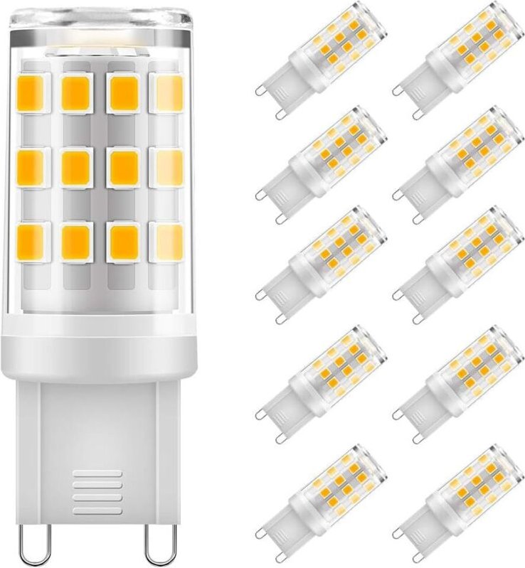 G9 LED-Lampe, 3 W (entspricht 30 W G9 Halogen), 300 lm, warmweiß 3000 K, flimmerfrei, 220 V Wechselstrom, nicht dimmbar,...