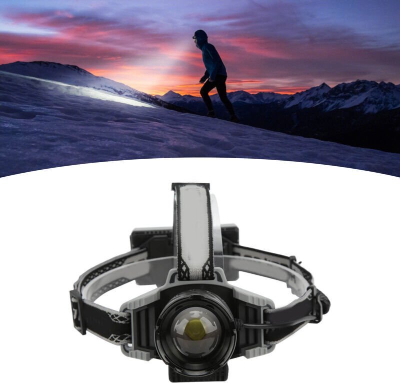 XHP99, USB-wiederaufladbare Stirnlampe mit 9-Kern-Teleskopzoom, superhelle LED-Stirnlampe,
