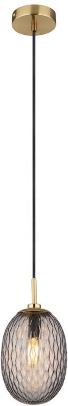 Deckenleuchte Pendelleuchte Hängeleuchte Esszimmerlampe Goldfarbe rauchfarben