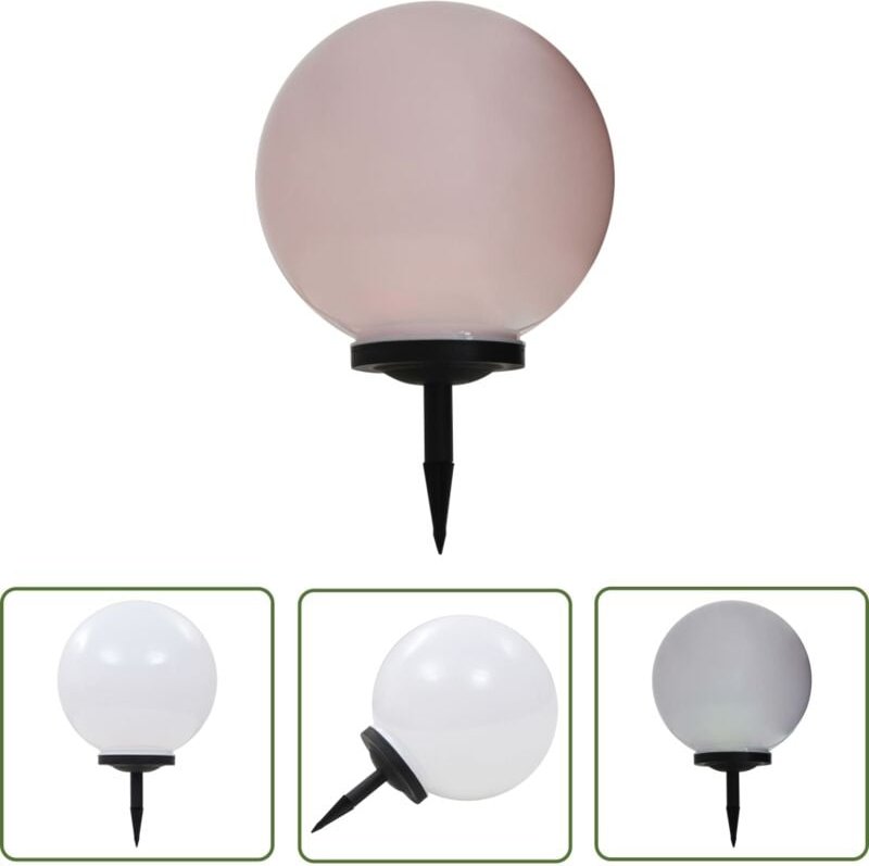 Outdoor Solarleuchte led Kugelförmig 40 cm rgb - Outdoor Beleuchtung - Solarleuchte - Kugellampe - Gartenbeleuchtung - T...
