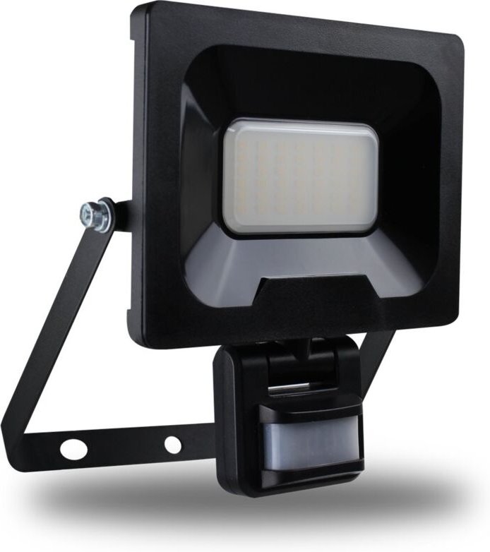 NINO 30W 2400lm Wandstrahler - Bewegungsmelder - Schwarz ARLUX LIGHTING