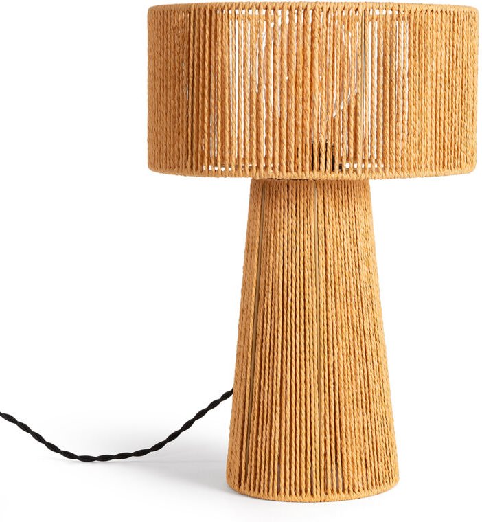 Tischlampe Geflochtenes Papier Kala Lilium Natürlich