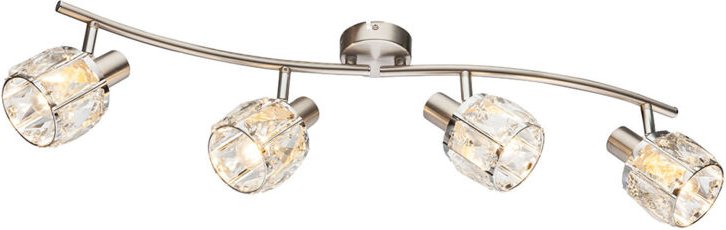 Globo - spot - Kris - nikkel - metall - aufbauleuchte - E14 -