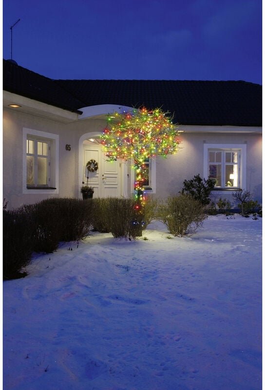 Konstsmide 3632-500 Micro-Lichterkette Außen netzbetrieben Anzahl Leuchtmittel 180 LED Mehrfarbig
