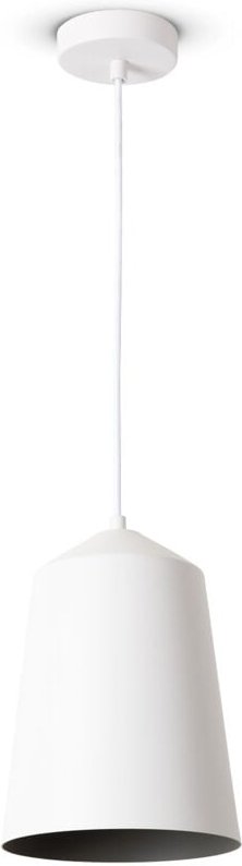 Paco Home - Pendelleuchte Wohnzimmer Hängelampe Esstisch Küche Lampenschirm Industrial Pendelleuchte - Weiß, Grau (Ø19.5...