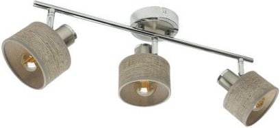 Fabrilamp - Nando 3xe14 chrom-nickel/mad.grey verstellbare Strahler 16x51x10 cm