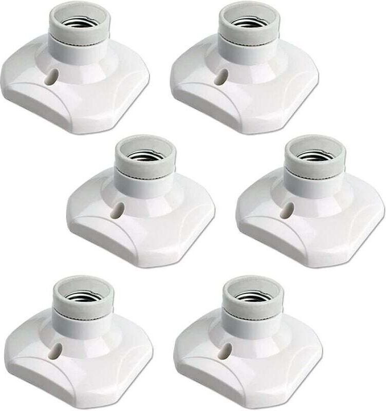 E27-Schraubfassung für die Decke, E27-Garagensteckdose, 220–240 V Wechselstrom, Fassung für LED-Lampe, E27-Deckenleuchte...