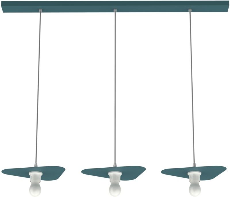 Cloud sospensione binario 3 luci monocolore opaco