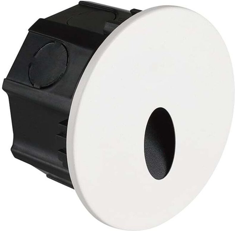 V-TAC LED-Stufenleuchte rund - IP65 wasserdicht - Schwarz - 3 Watt - 170 Lumen - 3IN1